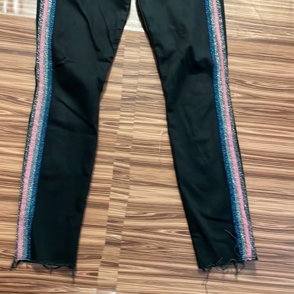 Mother High Waisted Looker Ankle Fray Jeans Size 27 - Picture 3 of 10